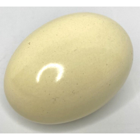 Vintage Ceramic Miniature Light Yellow Decorative Easter Egg SKU PB188-11 - Picture 1 of 3